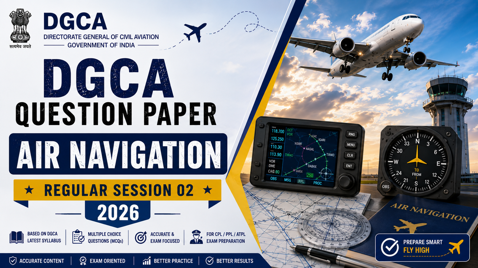 DGCA Air Navigation Regular session 02 2026 Exam Question Paper | DGCA Exam Question Paper 2026